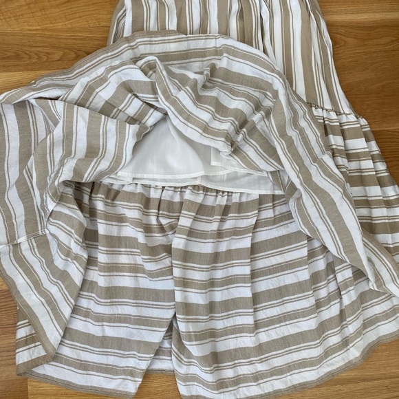 ❗️On The Pier Striped Ruffle Midi Dress - Picture 3 of 8